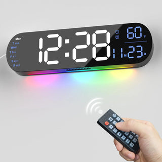 Sunnook Multi Functional LED Display Clock