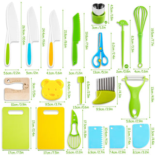 Sunnook 46 PCS Kitchen Tools for Toddlers