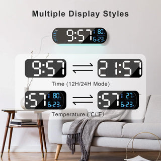 Sunnook Multi Functional LED Display Clock