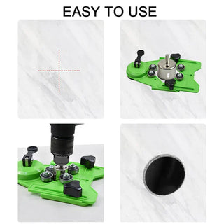 Sunnook Adjustable Drill Bit Hole Saw Guide Jig